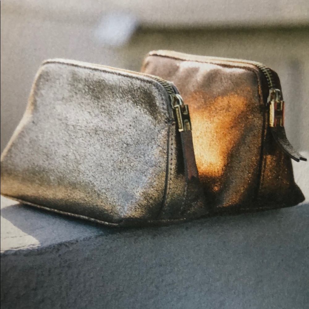 India Hicks ’Firefly’ leather mini pouch